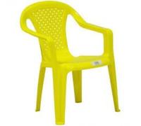 SEDIA IN RESINA CON BRACCIOLI PER BAMBINO COLORE GIALLO BABY SET 5 PEZZI - IPAE-