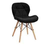 Sedia in velluto 4Rico QS-186 (Nero)
