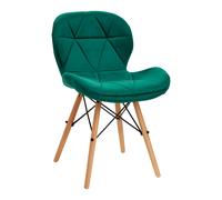 Sedia in velluto 4Rico QS-186 (Verde)