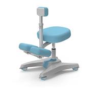 Sedia inginocchiata regolabile con gambe scorrevoli e schienale per correggere la postura in ambienti di apprendimento