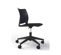 SEDIA HOME/OFFICE ALPHA GN APGN NERO SENZA BRACCIOLI