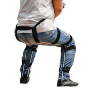 Sedia Invisibile Portatile - Sedile esoscheletro Portatile | Sedia Portabļe Pieghevole Regolabile | Design Leggero In Acciaio Inox che supporta fino a 330 Lb-seduta a mani libere per la manutenzione