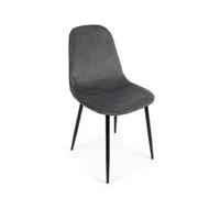 BIZZOTTO - Sedia Irelia Velluto Grigio Scuro