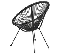 Sedia lounge EGG acapulco da interno ed esterno design ergonomico in polyrattan