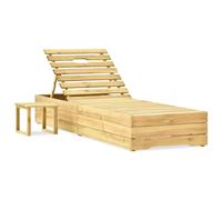 Sedia lunga con perno da tavolo Legno impregnato di poltrone da esterno, mobili da giardino, piscina, articoli per la casa, decorazione