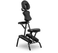 Sedia Massaggio Pieghevole Shiatsu MONTPELLIER BLACK Panca Massaggi Cervicale