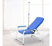 Sedia medica completamente reclinabile con supporto IV per prelievo di sangue e paziente in attesa in clinica