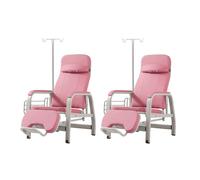 Sedia medica per prelievo di sangue con bracciolo regolabile e poggiatesta, sedia per infusione con palo IV per procedure confortevoli per pazienti in clinica