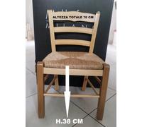 SEDIA MEZZANA DELLA NONNA LEGNO DI FAGGIO VARIE MISURE SEDIA CAMINO 9 2025