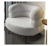 Sedia moderna con accento, divano singolo per soggiorno, camera da letto, salone e ufficio, schienale dal design curvo, comoda sedia da lettura