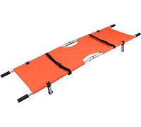 sedia montascale, Barella Letto Pieghevole Portatile, for Trattamenti Domestici Ospedalieri, Medica EMS, for il Trasporto di Emergenza in Ambulanza Soccorso,Arancione