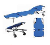sedia montascale, Barelle pieghevoli in lega di alluminio, barella medica portatile for il trasporto del paziente con ruote e for salvataggio emergenza dello schienale