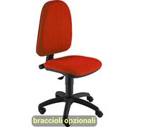 Sedia operativa girevole Unisit Jupiter JUSB/SB Eco smart - rivestimento Eco ros