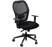 Sedia Operativa Hubble Unisit - Tessuto Fashion Chili - HUHU/BR/HN (Nero)