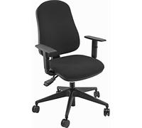UNISIT - Sedia Operativa Girevole Simple Sisy Eco Smart - Rivestimento Eco Nero - Con Braccioli - Sisy / br / en - SPEDIZIONE GRATUITA
