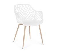 Sedia Optik 58x54xh85,5 cm bianco Bianco