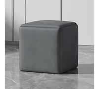 Sedia ottomana 5 in 1 cubo, impilabile, versatile, con ruote girevoli, elegante poggiapiedi per soggiorno/sala da pranzo, tessuto tecnico resistente, design moderno quadrato