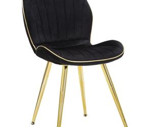 SEDIA PARIS SPACE NERA /GOLD SET 2 PZ