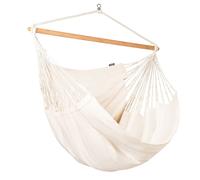 Sedia pensile Habana Latte Kingsize in cotone organico bianco naturale blanco