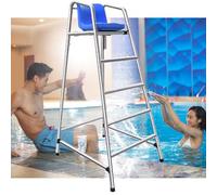 Sedia per bagnini， Sedia da bagnino grande commerciale/ripiano, sedie da bagnino Deluxe for impieghi gravosi/sedia da spiaggia fronte mare for piscine(85x100x180cm/33.5x39.4x70.9inch)
