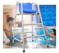 Sedia per bagnini， Sedia da bagnino grande commerciale/ripiano, sedie da bagnino Deluxe for impieghi gravosi/sedia da spiaggia fronte mare for piscine(72x82x120cm/28.3x32.3x47.2inch)
