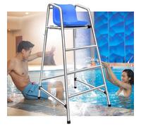 Sedia per bagnini， Sedia da bagnino grande commerciale/ripiano, sedie da bagnino Deluxe for impieghi gravosi/sedia da spiaggia fronte mare for piscine(78x98x150cm/30.7x36.2x59.1inch)