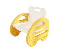 Sedia per bambini a forma di auto, sedile con schienale portatile, sedia da pranzo per bambini dal design, sedile per sala studio con costruzione robusta, accessorio per l'aula diverten