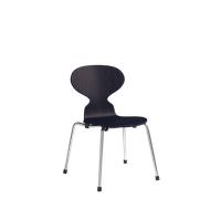 Sedia Per Bambini Fritz Hansen Myren Cromo/ Blu Notte 890
