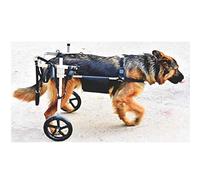 Sedia per Cani Regolabile,Carrozzina per Cani di Taglia Grande, con disabilità per Riabilitazione delle Zampe Posteriori, Peso approssimativo 15-60 kg