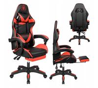 Sedia per computer da gioco imbottita regolabile con supporto per le gambe GX-150