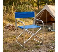 Sedia per Esterni Set 2 Sedie Regista 56x46x80 cm Blu Playa VivaGarden