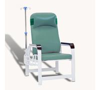 Sedia per flebotomia con braccioli imbottiti e poggiapiedi, design affidabile per procedure di estrazione del sangue nei laboratori medici