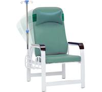 Sedia per flebotomia con braccioli imbottiti e poggiapiedi, design affidabile per procedure di estrazione del sangue nei laboratori medici