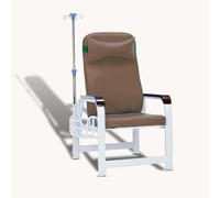 Sedia per flebotomia con braccioli imbottiti e poggiapiedi, design affidabile per procedure di estrazione del sangue nei laboratori medici