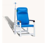 Sedia per flebotomia con braccioli imbottiti e poggiapiedi, design affidabile per procedure di estrazione del sangue nei laboratori medici