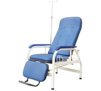 Sedia per flebotomia con supporto IV regolabile, telaio in acciaio per procedure di estrazione del sangue in laboratori e cliniche