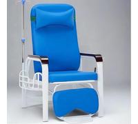 Sedia per flebotomia con telaio in acciaio completamente reclinabile e regolabile e cestino portaoggetti per procedure di estrazione del sangue in ambienti clinici e domestici