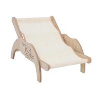 Sedia per Gatti, Amaca per Gatti Altalena per Gatti Lettino per Gatti Pieghevole da Spiaggia per Gatti Lettino per Cani in Legno Resistente Allo Scivolamento Adatto per Gatti di