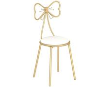 Sedia per il tempo libero multi-scena, sgabello con schienale a farfalla per camere da letto, spogliatoi, salotti e altro ancora, soluzione elegante e confortevole per sedute