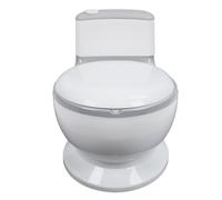 Sedia per il WC per bambini, comoda e regolabile, potty per bambini, grigia, portatile