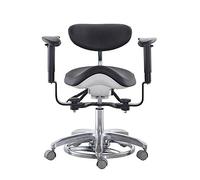 Sedia per microscopio dentale con comando a pedale e sgabello a sella, mobili ergonomici e dinamici per una maggiore precisione e comfort in odontoiatria