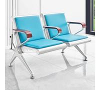 Sedia per prelievo del sangue, sedia per sala d'attesa, 2 posti, completamente reclinabile, braccioli regolabili, struttura in acciaio, panca per laboratori e aziende, sedia per prelievo paz