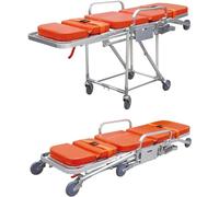 Sedia per scale, Barella di emergenza for salvataggio medico Barella pieghevole in alluminio Ambulanza Vigile del fuoco Scala di evacuazione La sedia può sopportare un carrello for barella da 160 kg A