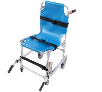 Sedia per Scale EMS Leggera Blu con Fibbie A Sgancio Rapido, Sedia Elevatrice Medica Resistente E Portatile per Il Soccorso di Emergenza, Strutture Mediche, Ospedali, Uso Domestico
