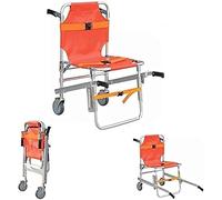Sedia per scale, Sedia a rotelle mobile comoda pieghevole for esterni Macchine for lo spostamento Sedia pieghevole portatile for scale for anziani Sedia da trasferimento medica Sedia da evacuazione fo