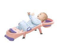 Sedia Per Shampoo Per Bambini - Sedile Da Parrucchiere Pieghevole PerBambini, Stazione Di Lavaggio Dei Capelli Portatile Con Lavabo | Comodo Uso Spa Per La Casa Di Cura Per BambiniE Bambine