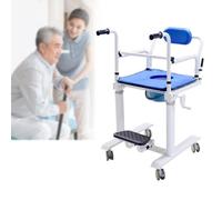 Sedia per Trasferimento Pazienti per Uso Domestico, Sedia per Assistenza Infermieristica Manuale per Anziani, Sedia a Rotelle Portatile per Casa, Soggiorno, Camera da Letto, Sala da Pranzo