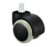 Sedia per ufficio ruote Ruote 2 pollici PU Ruote gemellate M10x14mm stelo 4 pz