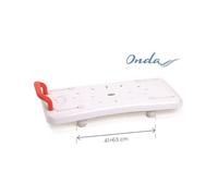 Sedia per vasca da bagno in polipropilene antiscivolo regolabile in larghezza