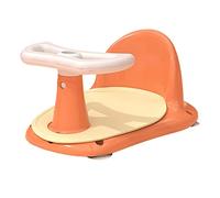 Sedia per vasca da bagno per neonati e ragazze, colore arancione